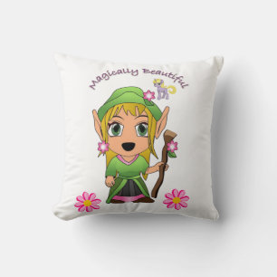 Throw Pillows Pony Fairy Magical Kissen