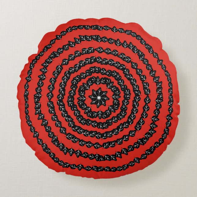 Throw Pillows Rundes Kissen (Vorderseite)