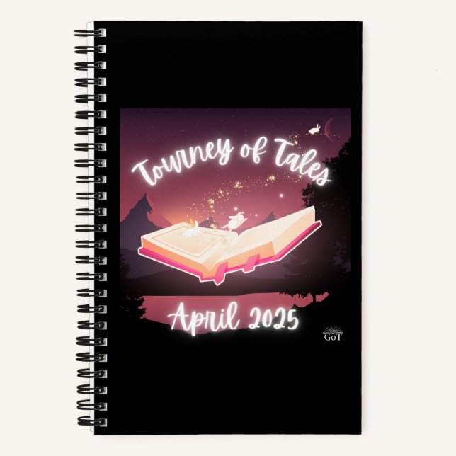 Throwback April 2025 ToT Bullet Journal Notizbuch (Vorderseite)