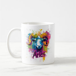 "Throwback Aries der 90er Jahre: Spritzer Paint Ta Kaffeetasse