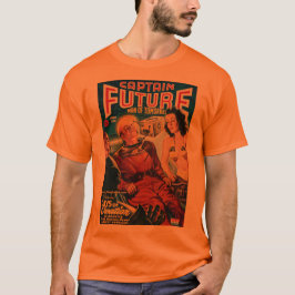 Throwback Space Capt Retro Populärkultur T - Shirt