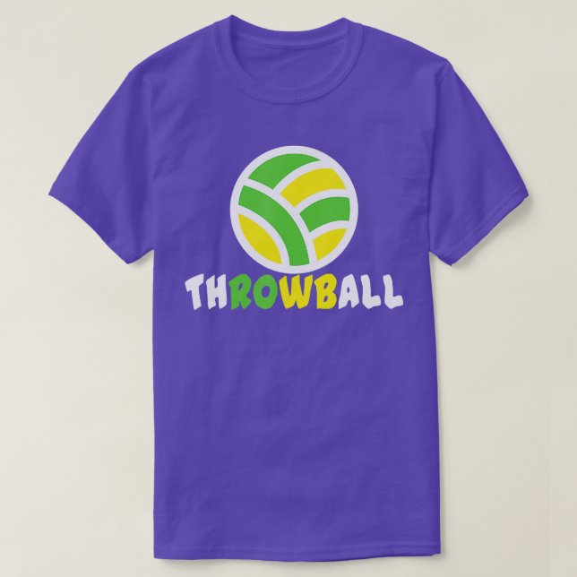 Throwball-T-Shirt Phantastisches Degsin für ein Th T-Shirt (Design vorne)