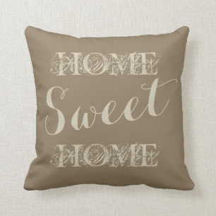 Throwkissen Zuhause des stilvollen beige Kissen