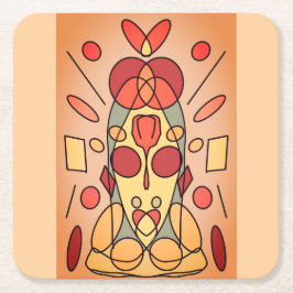 Throwpillows Rechteckiger Pappuntersetzer