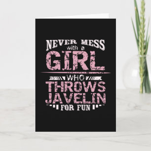 Throws Javelin Girl Karte