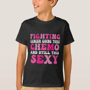 Thru Chemo Inspiration Brustkrebs Wissen T-Shirt