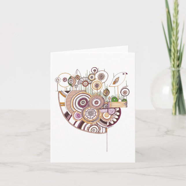 Thrush Blank-Notizkarte Karte (Vorderseite)