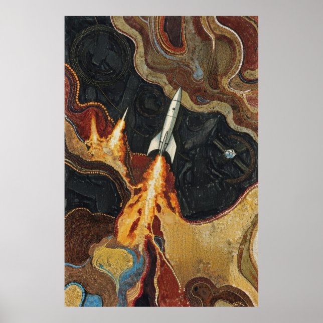 Thruster-Wert-Mattposter Poster (Vorne)