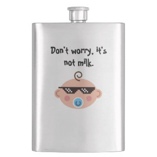 Thug-Leben Babyflasche Flachmann
