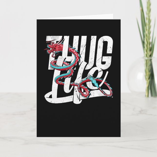 Thug Life Dragon Karte (Vorderseite)