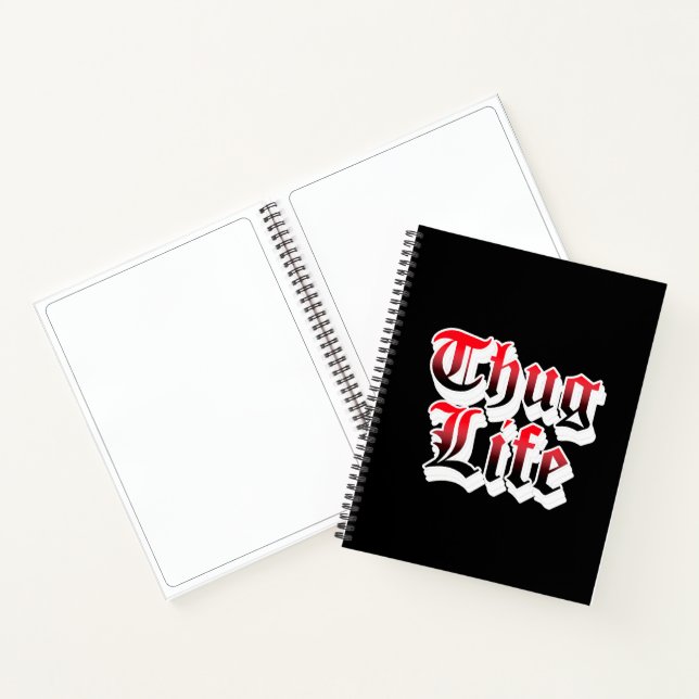 Thug Life Notebook Notizbuch (Innenseite)