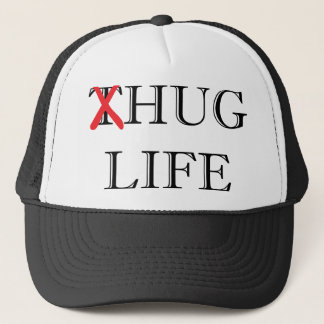 Thug Life Parodie Hug Life Trucker Hut Truckerkappe
