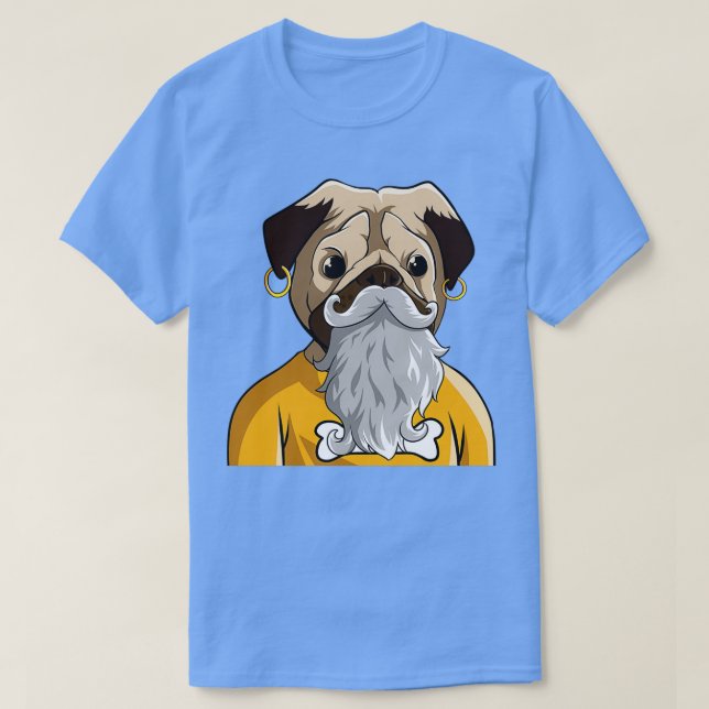 THUG MOPS BARD with EARRING 1 T-Shirt (Design vorne)