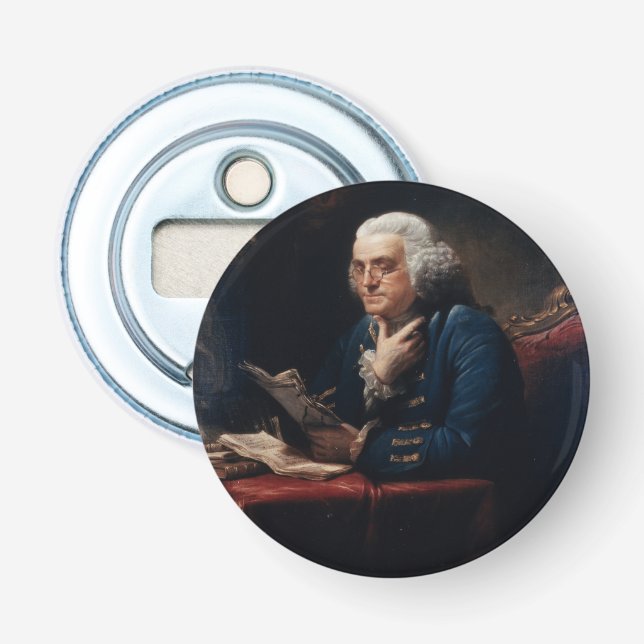 Thumb Portrait, Benjamin Franklin Gründungsvater Flaschenöffner (Vorderseite)