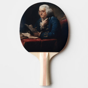 Thumb Portrait, Benjamin Franklin Gründungsvater Tischtennis Schläger