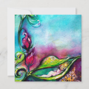 THUMBELINA, BABY DUSCHE EINLADUNG