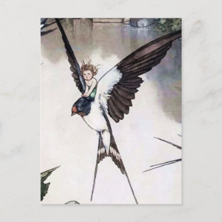 Thumbelina by W Heath Robinson Postkarte