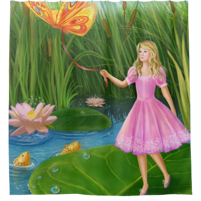 Thumbelina Duschvorhang (Vorderseite)