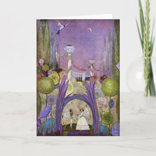 Thumbelina Märchen-Illustrationskarte Karte