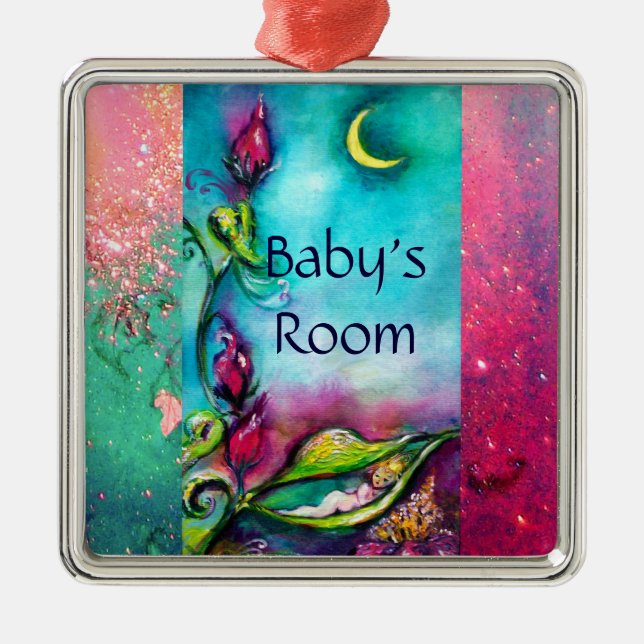 THUMBELINA TÜR HANGER SILBERNES ORNAMENT (Vorne)