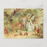 Thumbelina und Prince Wedding, Vintage Mairy Tales