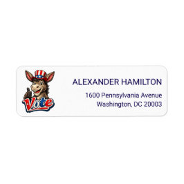 Thumbs Up Donkey Vote Return Address