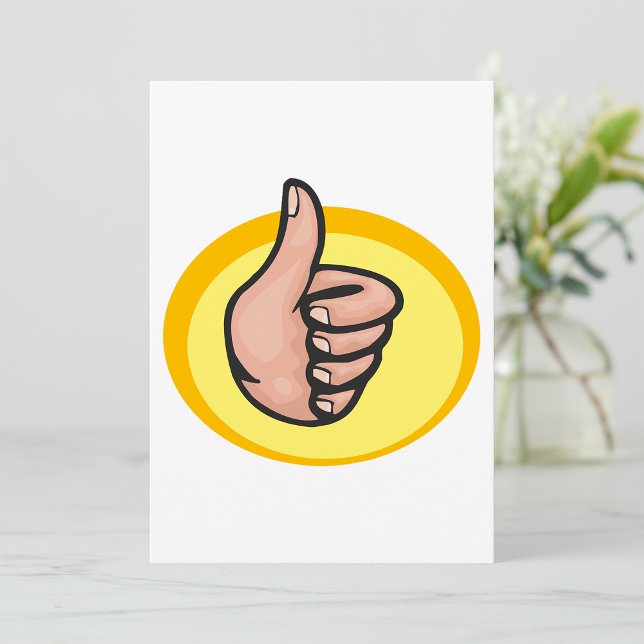 Thumbs Up Gesture Einladung (Von Creator hochgeladen)
