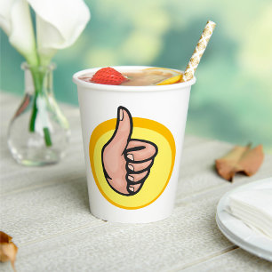 Thumbs Up Gesture Pappbecher