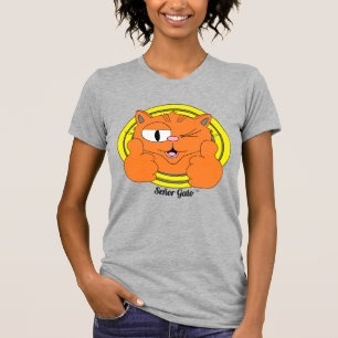 Thumbs Up Señor Gato™ Niedlich Winking Cartoon  T-Shirt