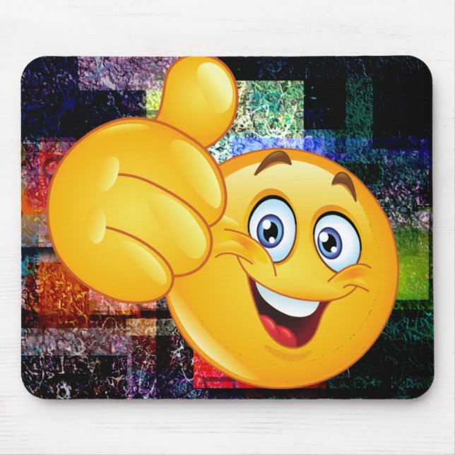 Thumbs Up Smiley Mousepad (Vorne)