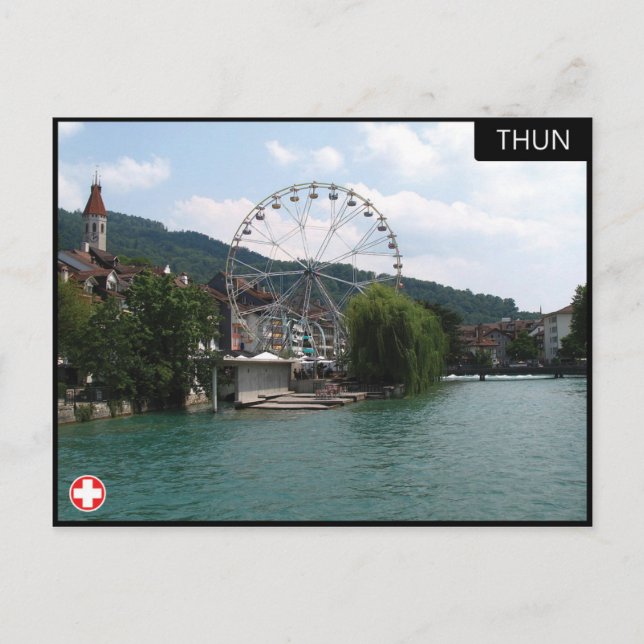 Thun - Carte postale Suisse. (Devant)