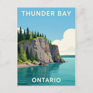 Thunder Bay Ontario Lake Superior Reise 🌊 Postkarte