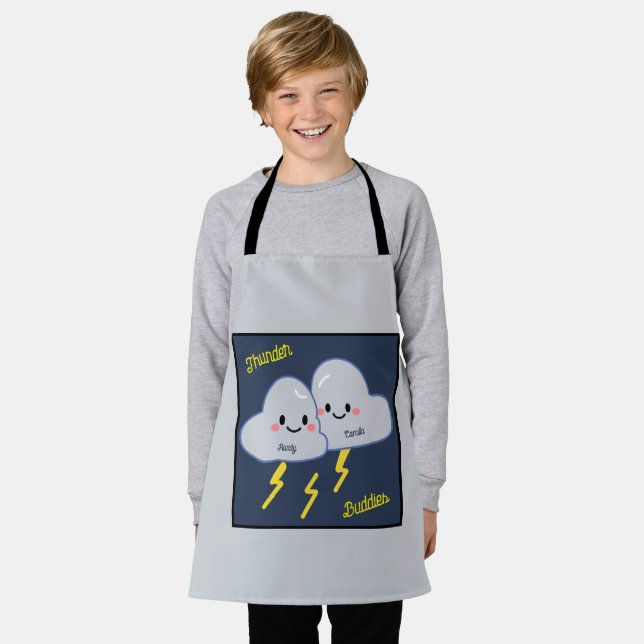 Thunder Buddies Customized Schürze (Getragen)