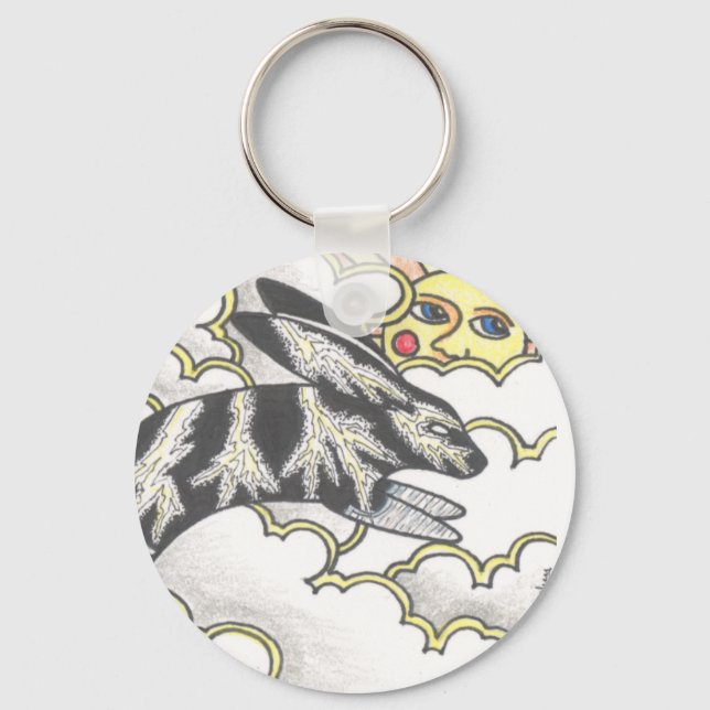 Thunder Bunny Schlüsselanhänger (Vorderseite)