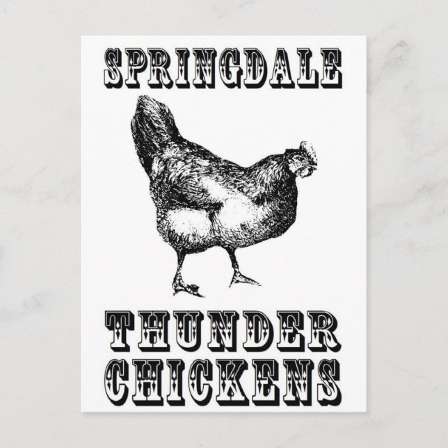 Thunder Chickens Postcard Postkarte (Vorderseite)
