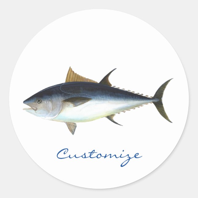 Thunder_Cove-Thunfisch Runder Aufkleber (Vorderseite)