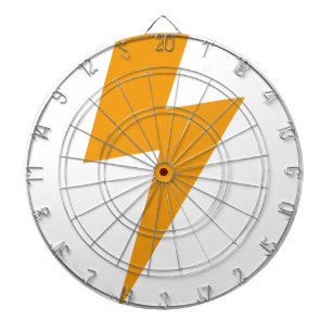 Thunder Energy Yellow Print Dartscheibe