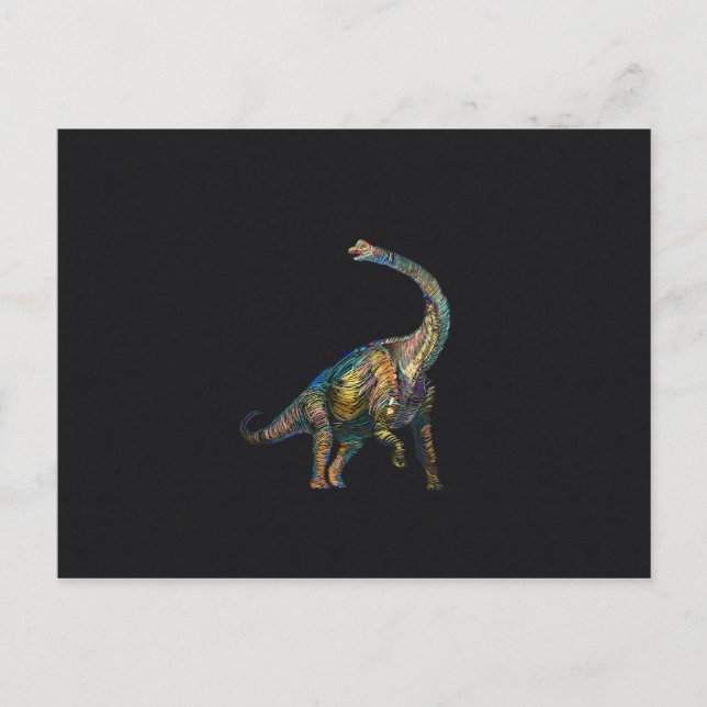 Thunder Lizard Postkarte (Vorderseite)