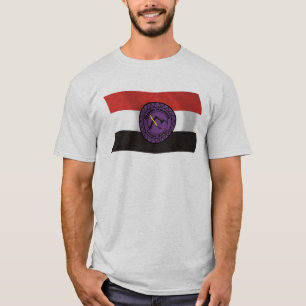 Thunder Mountain Lenape Nation Flag Hemd T-Shirt
