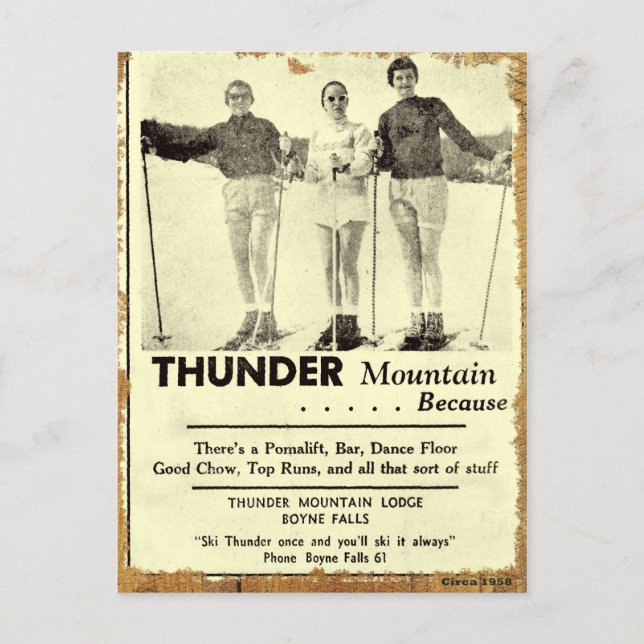 Thunder Mountain Postcard Postkarte (Vorderseite)