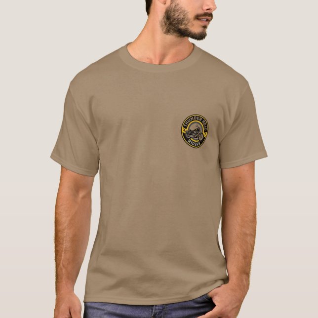 Thunder Road Riders Motorrad T - Shirt (Vorderseite)