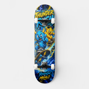 Thunder Rush Neon Blitz Street Skate Kunst Skateboard