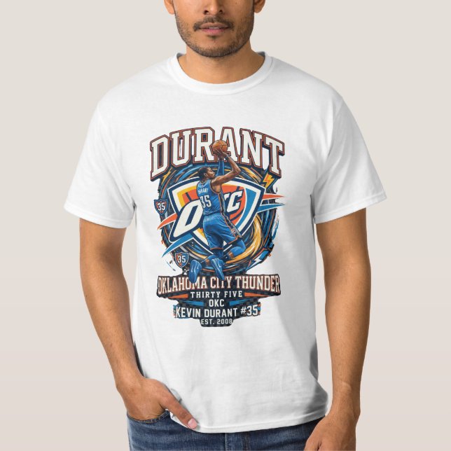 Thunder Strike Scorer Tee | OKC Hoops Inspiriert V (Vorderseite)