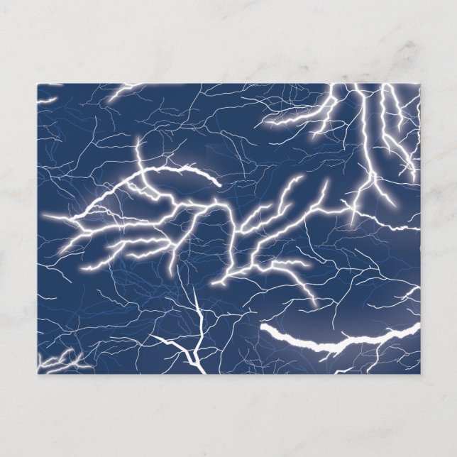 Thunder Strike Thunder Sturm Postkarte (Vorderseite)