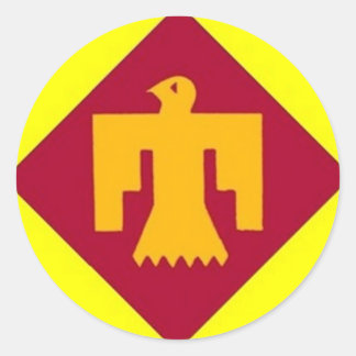 Thunderbird 45. runder aufkleber