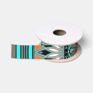 Thunderbird Aqua Satinband