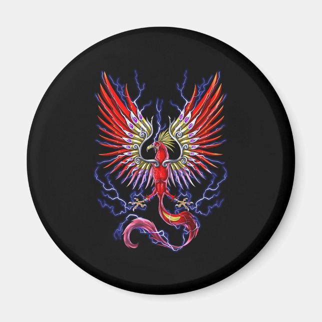 Thunderbird Cryptid Creature Magnet (Vorne)