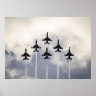 Thunderbird Delta Formation Poster