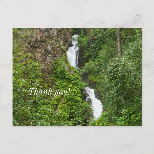 Thunderbird Falls - Malerische Danke-Postkarte Postkarte (Vorderseite)