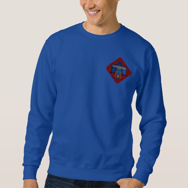 Thunderbird Golf Crewneck Sweatshirt - Classic Blu (Devant)